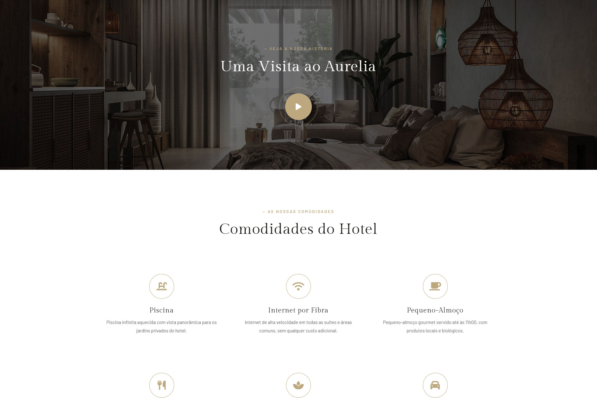 AURELIA — Comodidades
