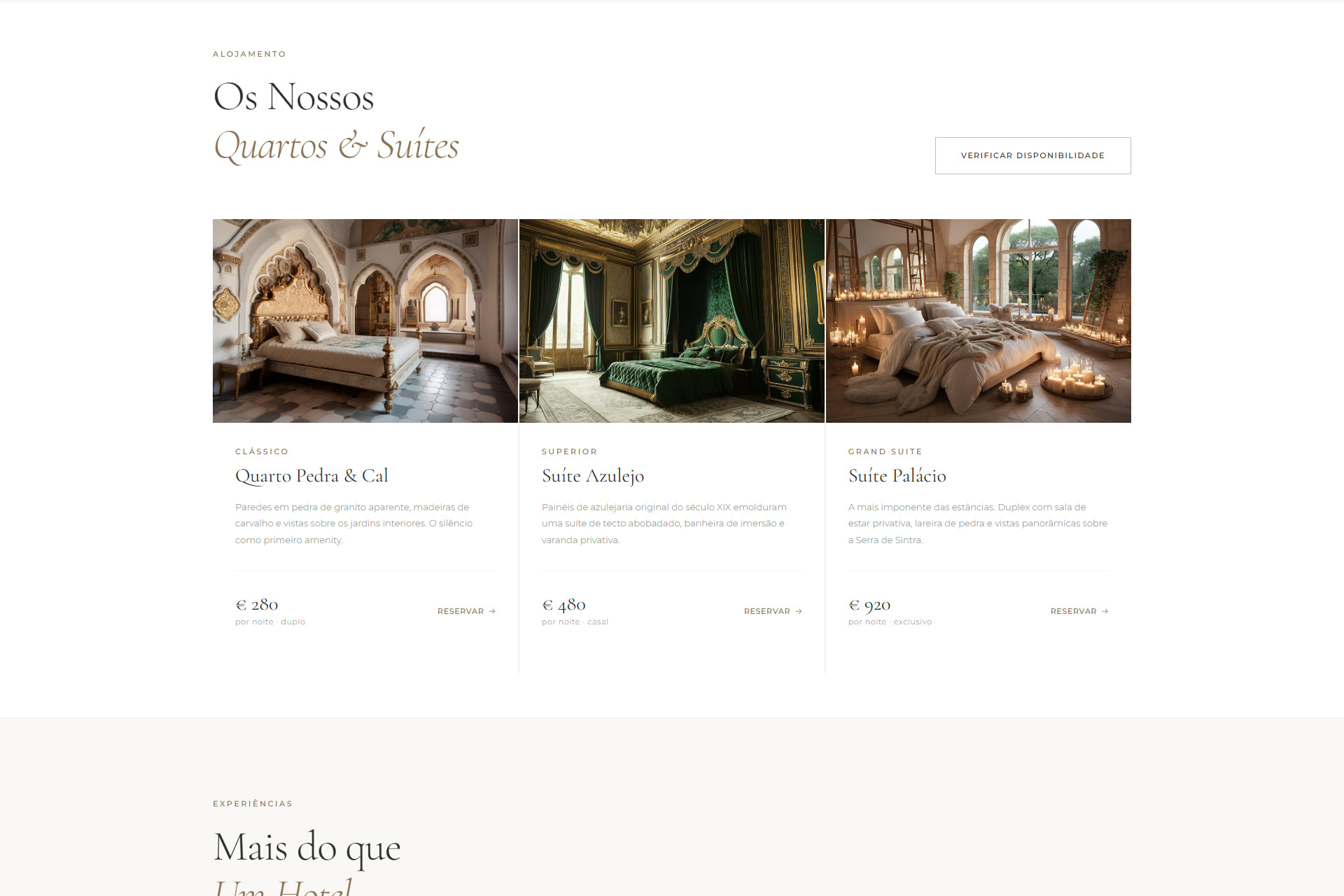 Palácio Digital — Quartos