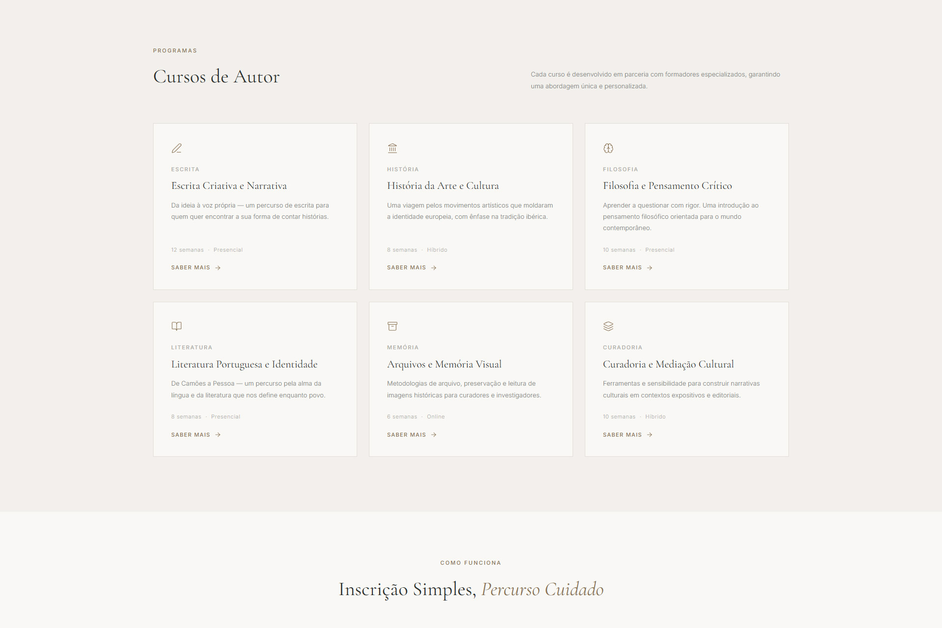 Scriptorium — Serviços
