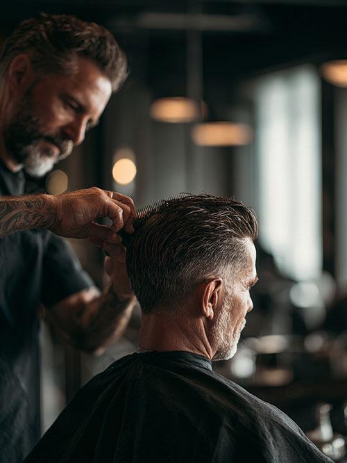 Corte clássico vintage
